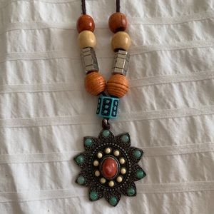 Handmade boho necklace